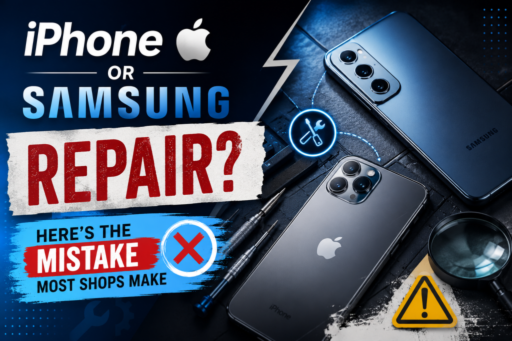 iPhone or Samsung Repair? Here's the Mistake Most Shops Make