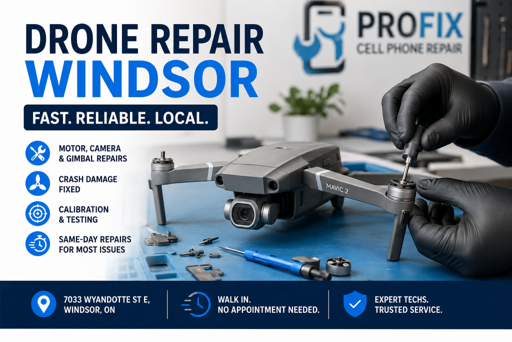 Drone Repair Windsor: Where Should You Actually Take It?