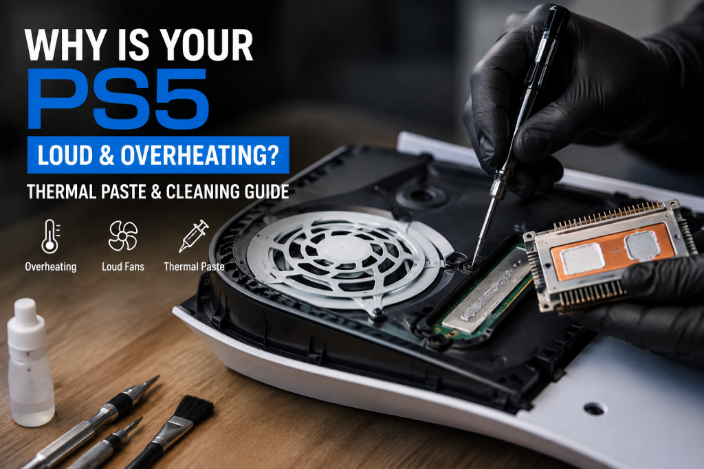 Why Is Your PS5 Loud & Overheating? Thermal Paste & Cleaning Guide