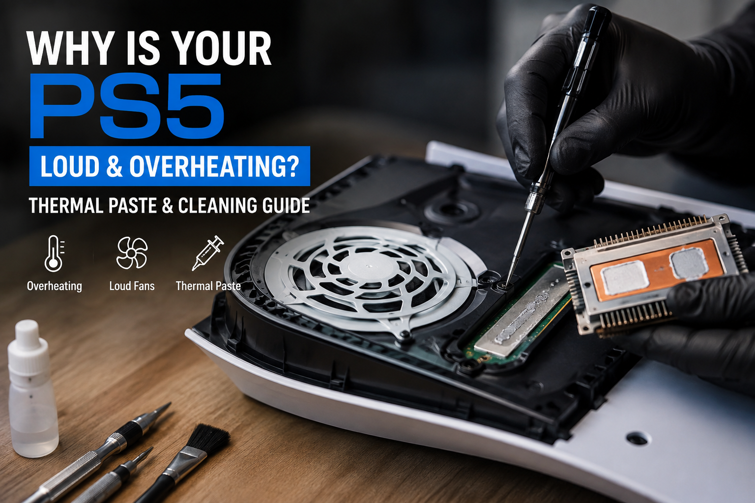 Why Is Your PS5 Loud & Overheating? Thermal Paste & Cleaning Guide